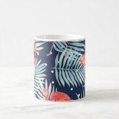 Aquarell Flamingo: Rosa tropische Eleganz. Kaffeetasse (Mittel)