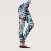 Aquarell Flamingo: Rosa tropische Eleganz. Leggings (Rechts)