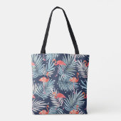 Aquarell Flamingo: Rosa tropische Eleganz. Tasche (Rückseite)