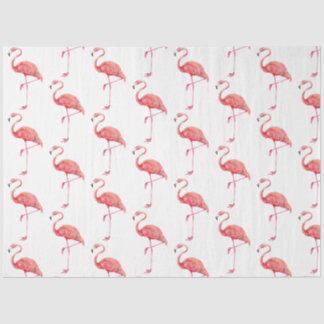 Aquarell-Flamingo-Serie Design 1 Seidenpapier