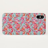 Aquarell-Flamingos erfasst Case-Mate iPhone Hülle (Rückseite (Horizontal))