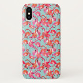 Aquarell-Flamingos erfasst Case-Mate iPhone Hülle (Rückseite)