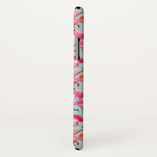 Aquarell-Flamingos erfasst Case-Mate iPhone Hülle (Hinten/Rechts)