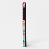 Aquarell-Flamingos erfassten | Monogramm Case-Mate iPhone Hülle (Hinten/Links)