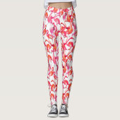 Aquarell-Flamingos in Aquarellen 2 Leggings (Vorderseite)