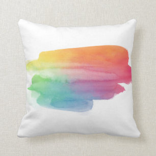 Aquarell-Fleck-Kissen Kissen