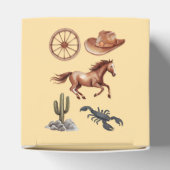 Aquarell fliegender Cowboy Geschenkschachtel (Oben)