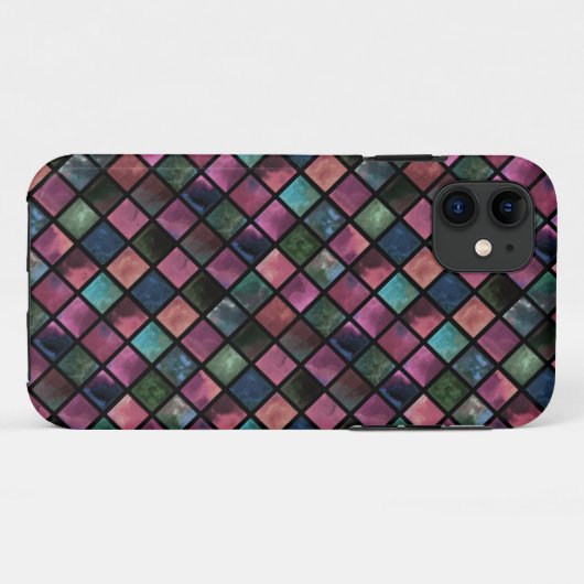 Aquarell, Fliesen Case-Mate iPhone Hülle (Rückseite (Horizontal))