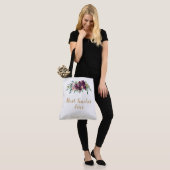 Aquarell Floral Bester Lehrer je Tasche (Am Model)