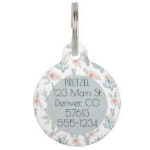 Aquarell Floral Cactus Patter Name