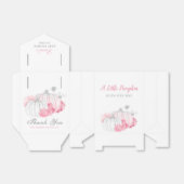 Aquarell Floral Kleine Pumpkin Fall Babydusche Geschenkschachtel (Ungefaltet)