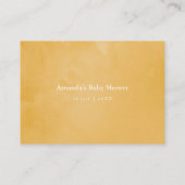 Aquarell Floral Safari Kinderdusche Bonbonspiel Begleitkarte (Rückseite)