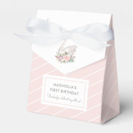 Aquarell Floral Swan Princess Birthday Geschenkschachtel