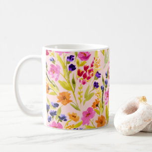 Aquarell Floral - Tasse