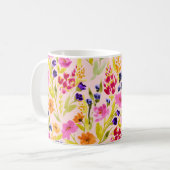 Aquarell Floral - Tasse (Vorderseite Links)