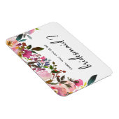 Aquarell Floral Werden Sie meine Britin Magnet (Rechte Seite)