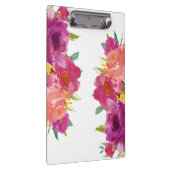 Aquarell Florist Business Clipboard Klemmbrett (Rechts)
