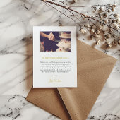 Aquarell Foto Effekt, Hochzeit danke Karte