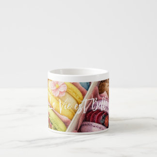 Aquarell Französische Macarons Schachtel Spezial T Espressotasse