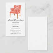 Aquarell-französische Visitenkarte (Vorne/Hinten)