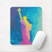 Aquarell-Freiheitsstatue Mousepad (Mit Mouse)