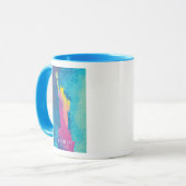 Aquarell-Freiheitsstatue Tasse (Vorderseite Links)