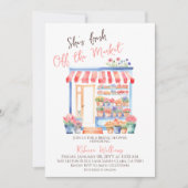 Aquarell Frische Brautpartys Einladung (Vorderseite)