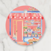 Aquarell Frische Brautpartys Geschenkanhänger (Rückseite)