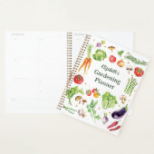 Aquarell Frische Gemüse Personalisierter Gartenpla Planer (Anzeige)