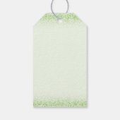 Aquarell Frohe Weihnachten Custom Green Geschenkanhänger (Rückseite)