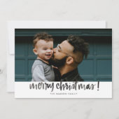 Aquarell Frohe Weihnachtskarte Feiertagskarte (Vorderseite)