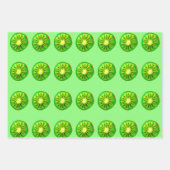 Aquarell Frucht bunt Pop Art Fruchtdesign Geschenkpapier Set (Vorderseite 3)