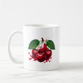 Aquarell-Frucht-Kaffeetasse Kaffeetasse (Links)