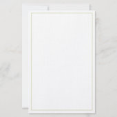 Aquarell-Früchte- und Blumenkorb Briefpapier (Rückseite)