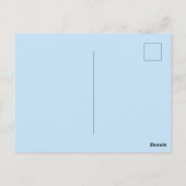 Aquarell Frühling Handgezeichnet Postkarte (Rückseite)