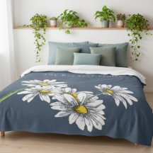 Aquarell-Gänseblümchen-Boho-Familien-Weihnachtsges