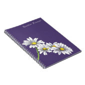 Aquarell-Gänseblümchen-Boho-Weihnachtsgeschenk Notizblock (Rechte Seite)