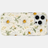 Aquarell-Gänseblümchen-Wildblumen-Botanik Case-Mate iPhone Hülle (Rückseite (Horizontal))