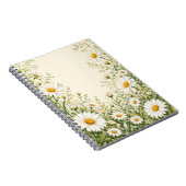 Aquarell-Gärtnern-Daisy-Blumen  Notizblock (Rechte Seite)