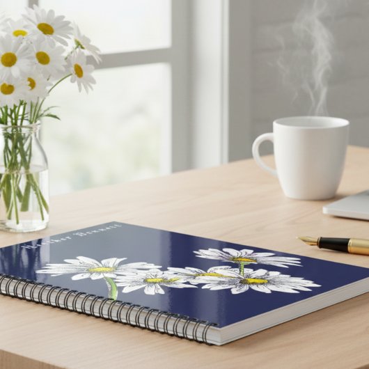 Aquarell-Gasterei Blumen Boho-Weihnachtsgeschenk Notizblock