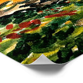 Aquarell-Gebirgsdruck Poster (Ecke)