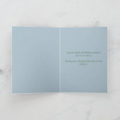 Aquarell-Geburt der Heiligen Nacht Feiertagskarte (Innenseite)