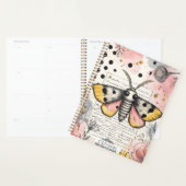 Aquarell Gefleckter Tigermotten Rosa Gold Boho Kun Planer (Anzeige)