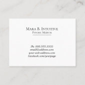 *~* Aquarell-Geist-Kommunikations-psychisches Visitenkarte (Rückseite)