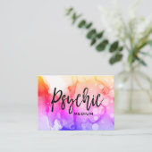 *~* Aquarell-Geist-Kommunikations-psychisches Visitenkarte (Stehend Vorderseite)