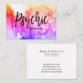 *~* Aquarell-Geist-Kommunikations-psychisches Visitenkarte (Vorne/Hinten)