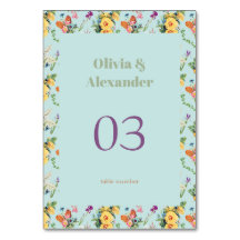 Aquarell-Gelbe Blumen & Florales Musterdesign