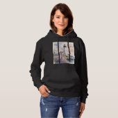 Aquarell-gemalter Leuchtturm Hoodie (Vorne ganz)
