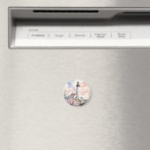 Aquarell-gemalter Leuchtturm Magnet (In Situ (Geschirrspüler))