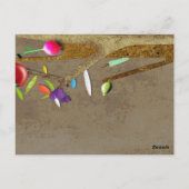 Aquarell Gemüse Postkarte (Rückseite)